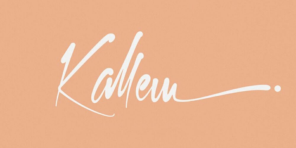 Free Graffiti Fonts That Will Make Your Designs Pop! 24 Kallem Script