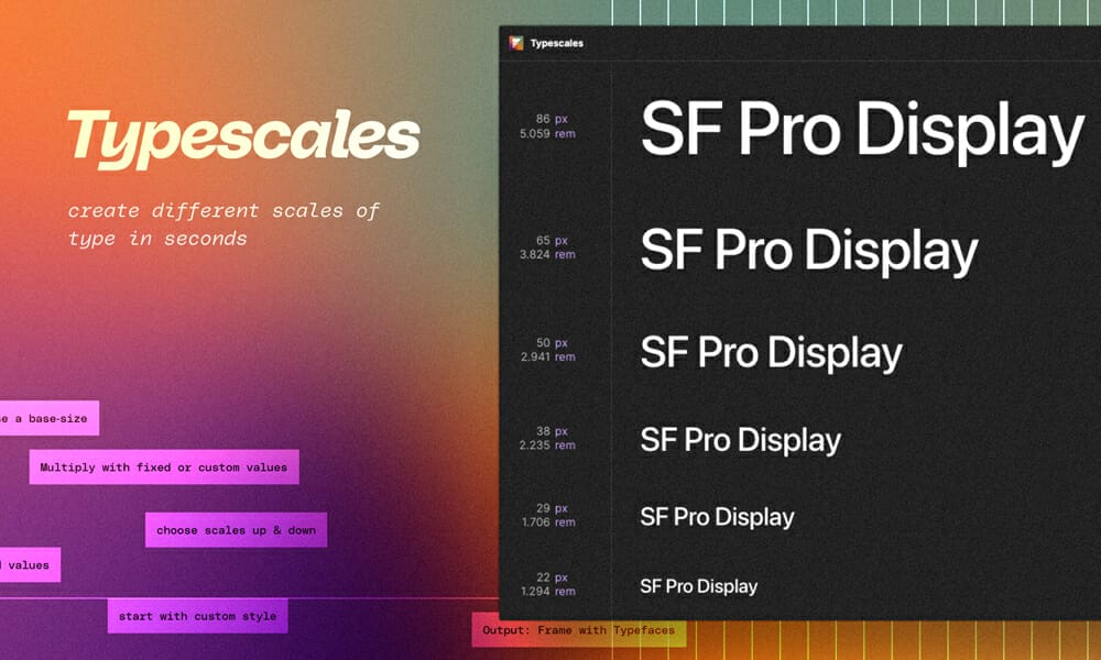 50+ Best Figma Plugins for Designers 2024 60 Typescales