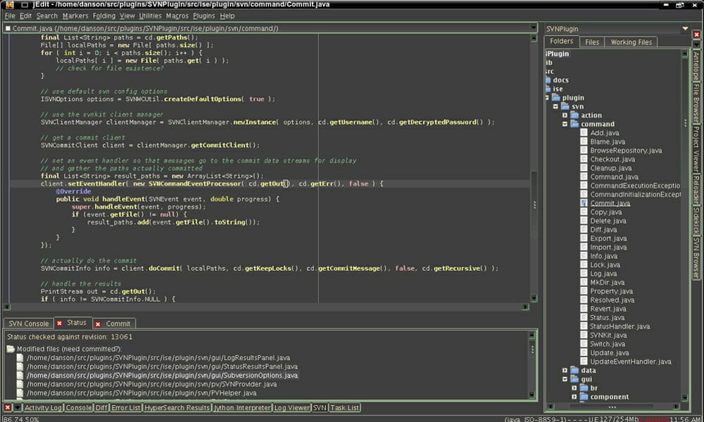 20+ Best Online Java Compiler, Editor and IDE 19 jEdit