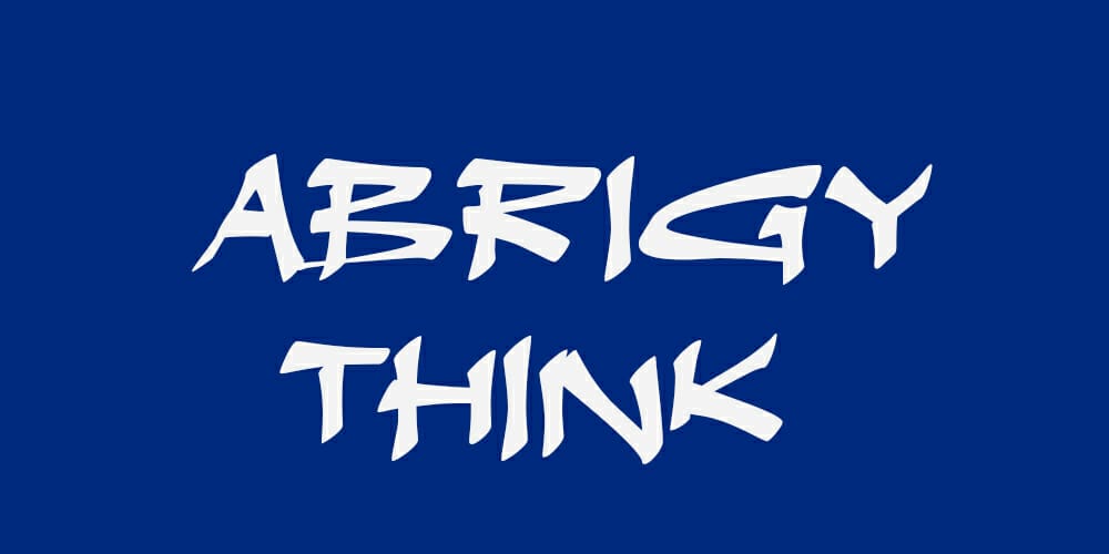 Free Graffiti Fonts That Will Make Your Designs Pop! 32 Abrigy Think Font