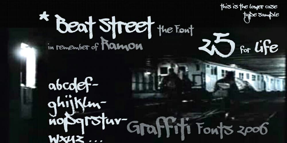 Free Graffiti Fonts That Will Make Your Designs Pop! 36 Beatstreet Font