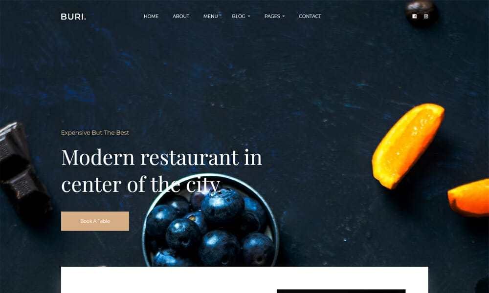 50+ Best Free Restaurant HTML Website Templates of 2025 45 Buri
