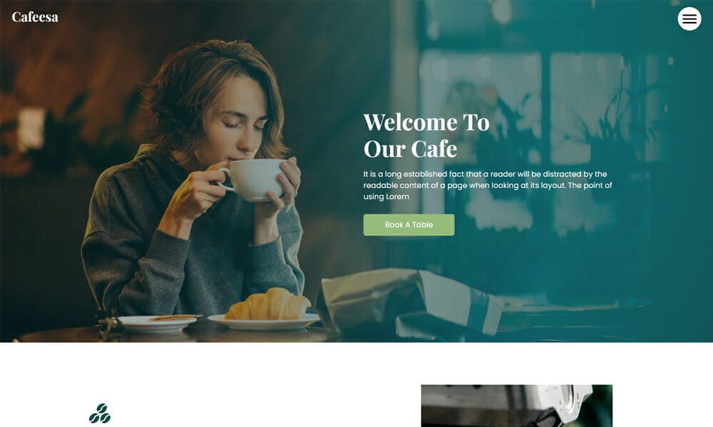 50+ Best Free Restaurant HTML Website Templates of 2025 29 Cafeesa