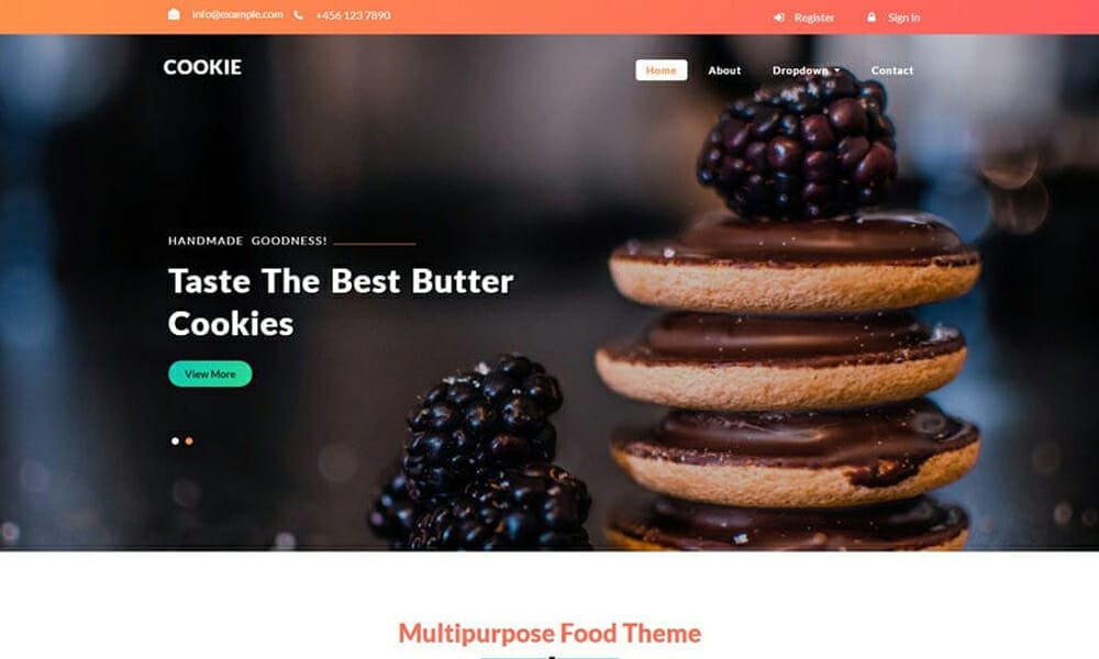 50+ Best Free Restaurant HTML Website Templates of 2025 22 Cookie