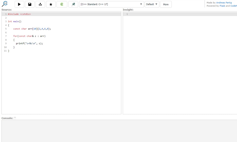 15+ Best Online C++ Compilers 2023 16 Cppinsights