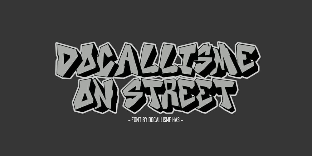Free Graffiti Fonts That Will Make Your Designs Pop! 44 Docallisme On Street