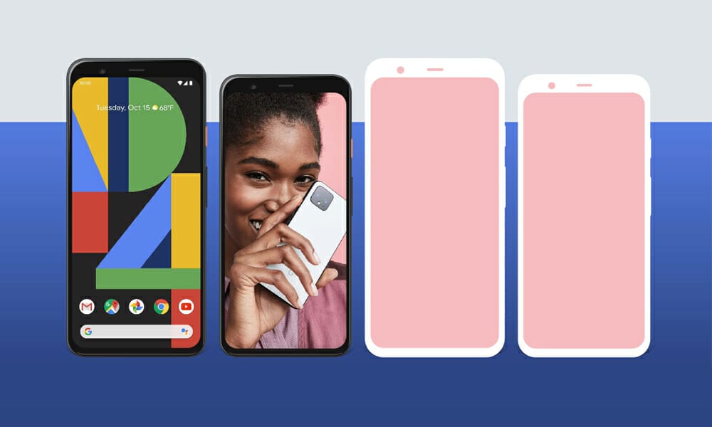 300+ Smartphone Mockup PSD Templates 6 Free Google Pixel 4 & 4 XL Mockup PSD