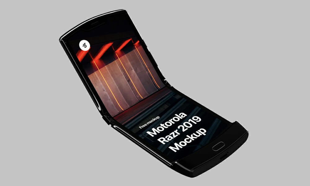 Free Motorola Razr Mockup