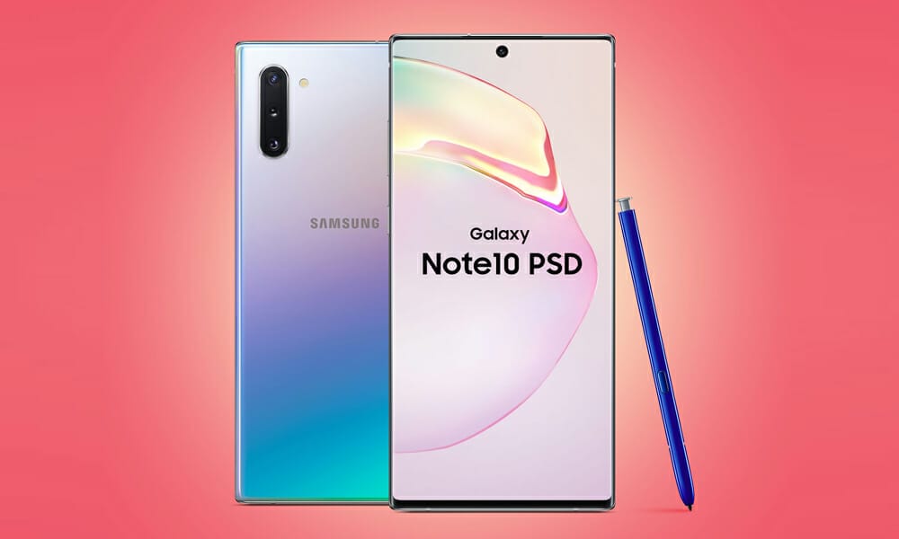 300+ Smartphone Mockup PSD Templates 44 Free Samsung Galaxy Note10 & Note10+ Mockup PSD