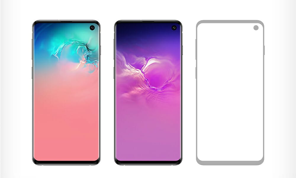 Free Samsung Galaxy S10 Mockup PSD