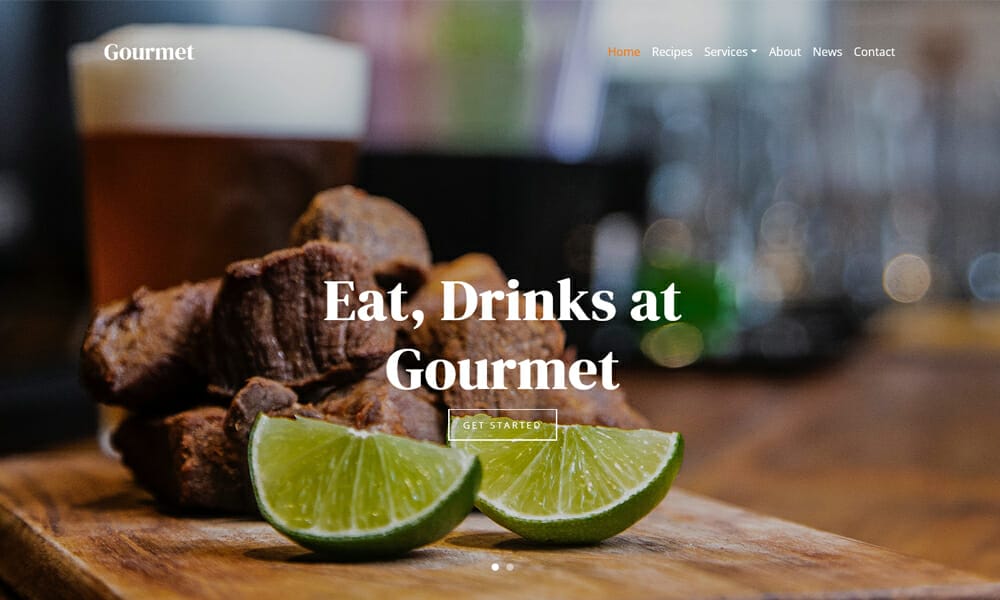 50+ Best Free Restaurant HTML Website Templates of 2025 39 Gourmet
