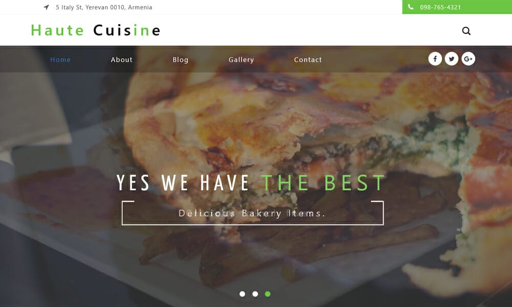 50+ Best Free Restaurant HTML Website Templates of 2025 31 Haute Cuisine