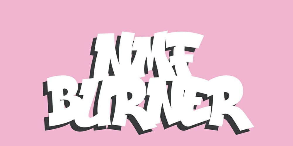 Free Graffiti Fonts That Will Make Your Designs Pop! 37 NMF Burner
