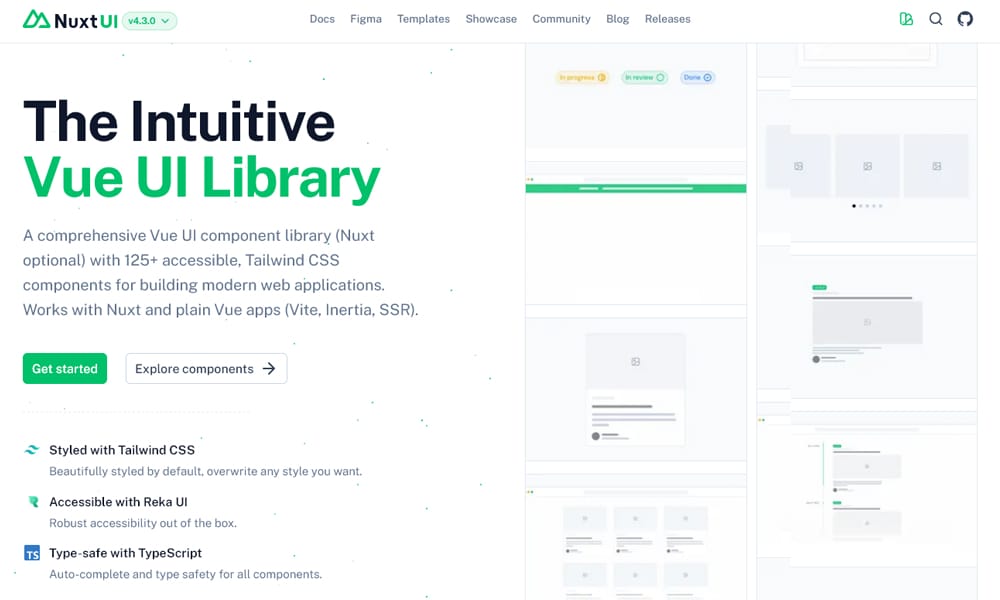 20+ Vue JS UI Component Libraries 2026 38 Nuxt UI