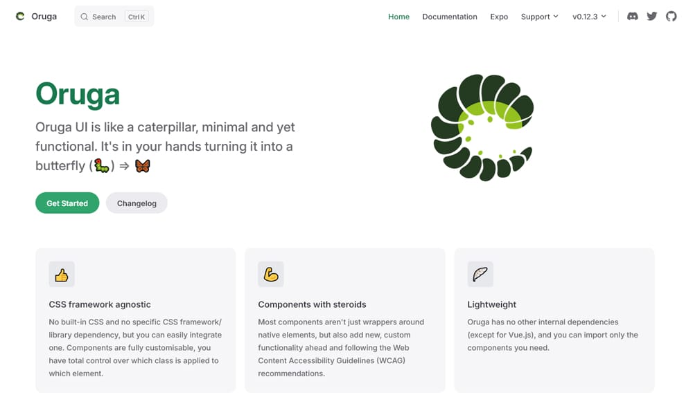 20+ Vue JS UI Component Libraries 2026 53 Oruga UI