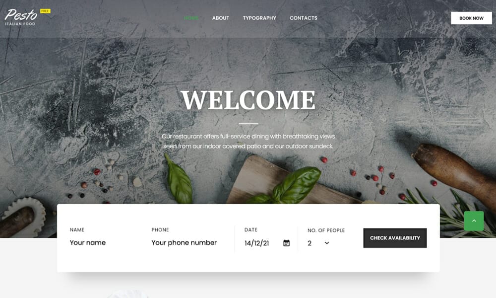 50+ Best Free Restaurant HTML Website Templates of 2025 13 Pesto