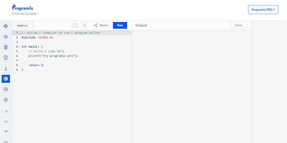 Excellent Online Code Editors 15 Programiz Online Compiler