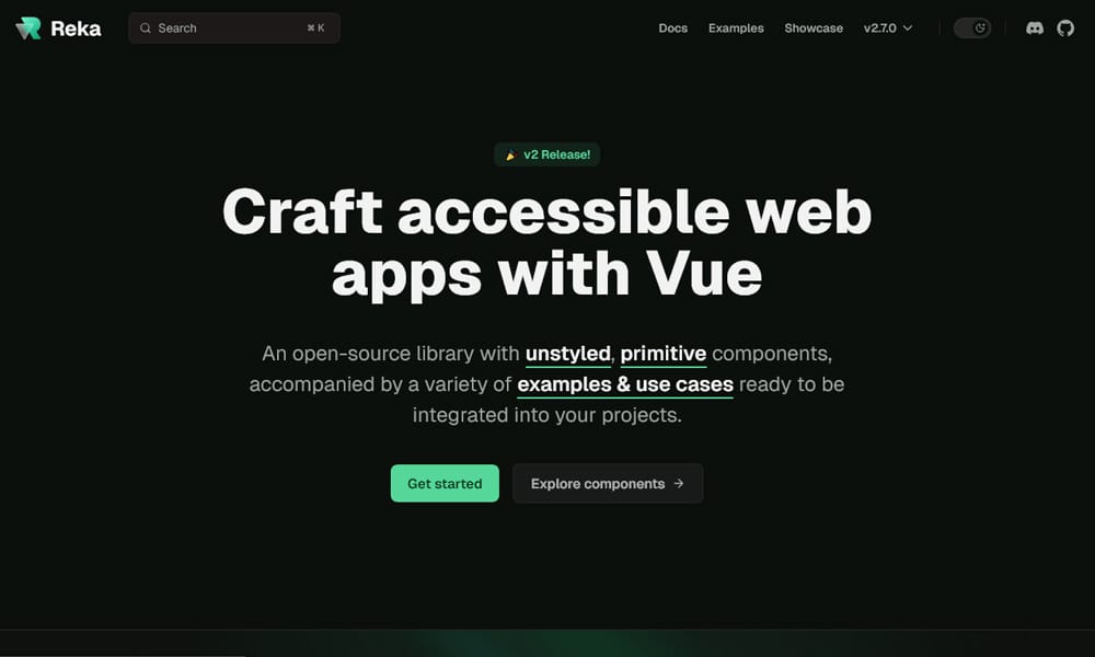 20+ Vue JS UI Component Libraries 2026 50 Reka UI