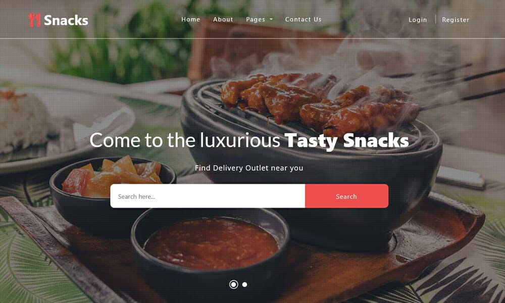 50+ Best Free Restaurant HTML Website Templates of 2025 27 Snacks