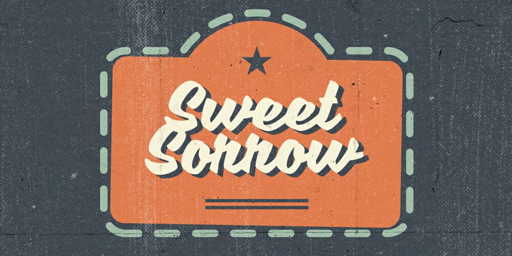 Free Graffiti Fonts That Will Make Your Designs Pop! 42 Sweet Sorrow Font