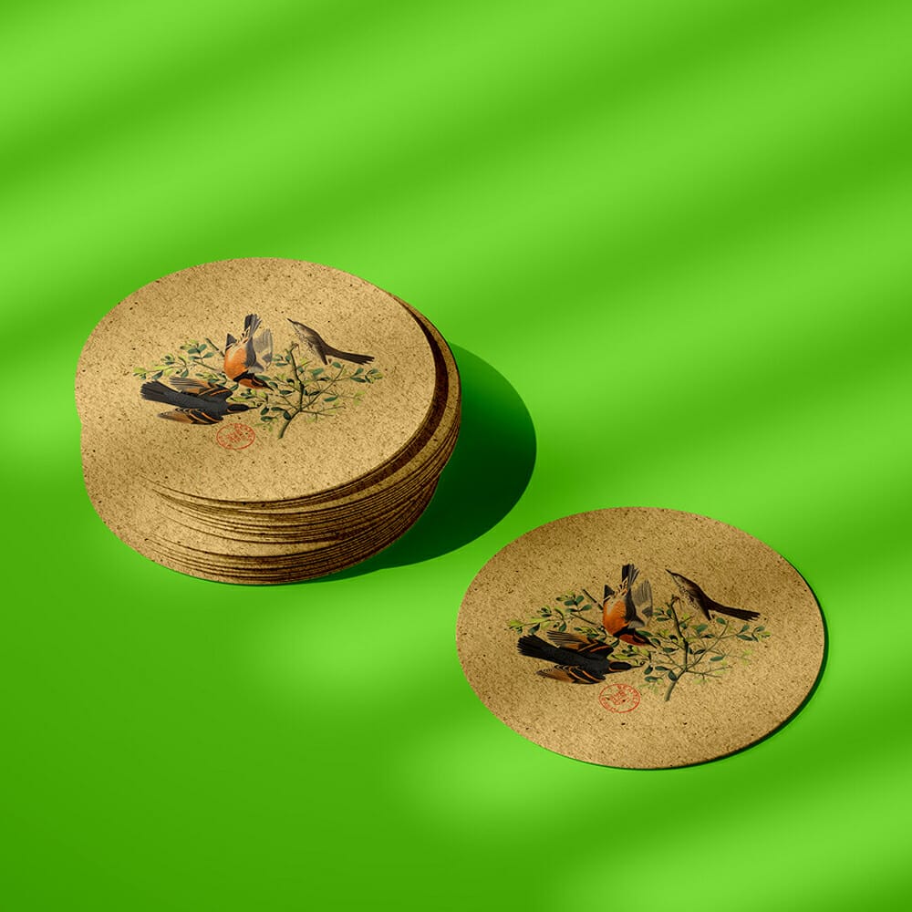 Tea Coaster Mockup 1 Tea Coaster Mockup
