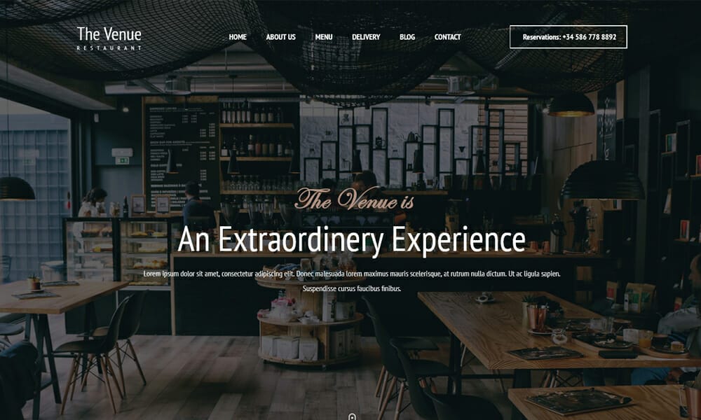 50+ Best Free Restaurant HTML Website Templates of 2025 53 The Venue