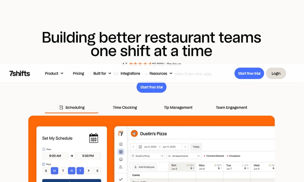 10+ Best Work Schedule Software 2025 12 7shifts