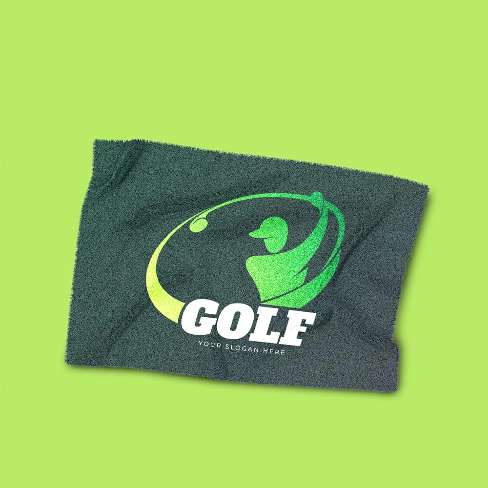 Free Golf Towel Mockup PSD Template 1 Free Golf Towel Mockup PSD Template