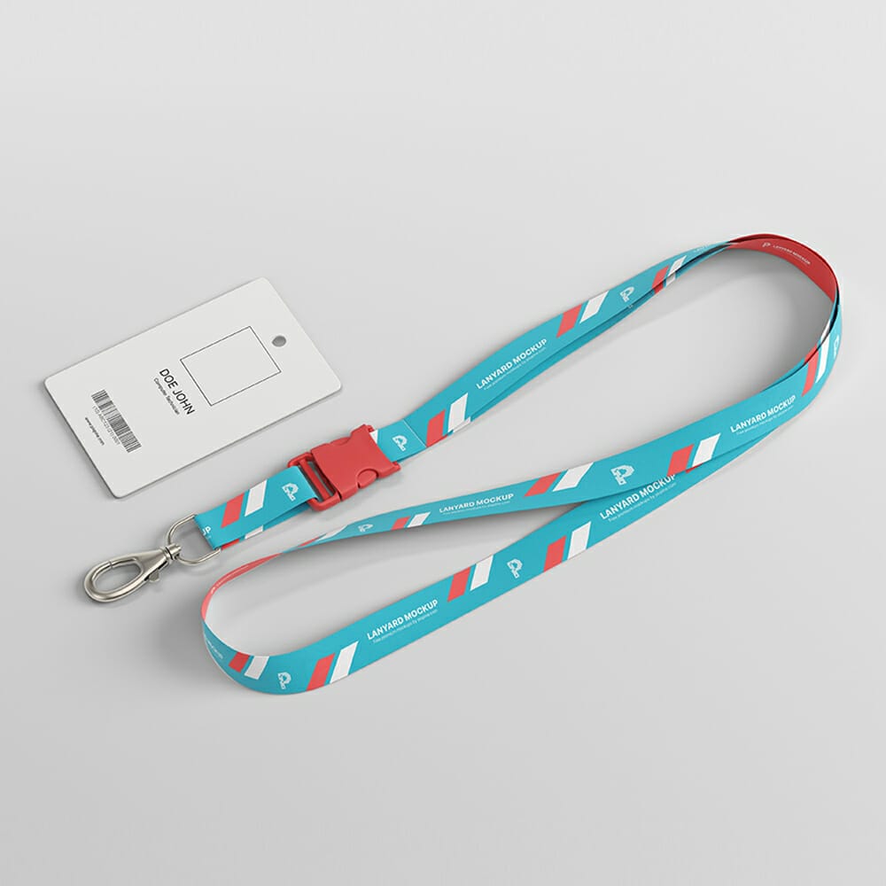 Free Lanyard Mockup 1 Free Lanyard Mockup