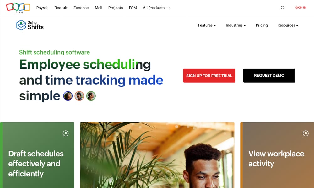 10+ Best Work Schedule Software 2025 13 Zoho Shifts