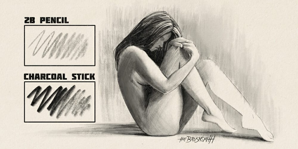 Best Free Procreate Brushes 76 All About Sketching Brush Set