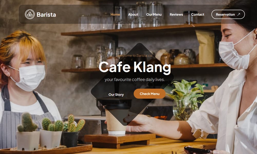 50+ Best Free Restaurant HTML Website Templates of 2025 69 Barista Cafe