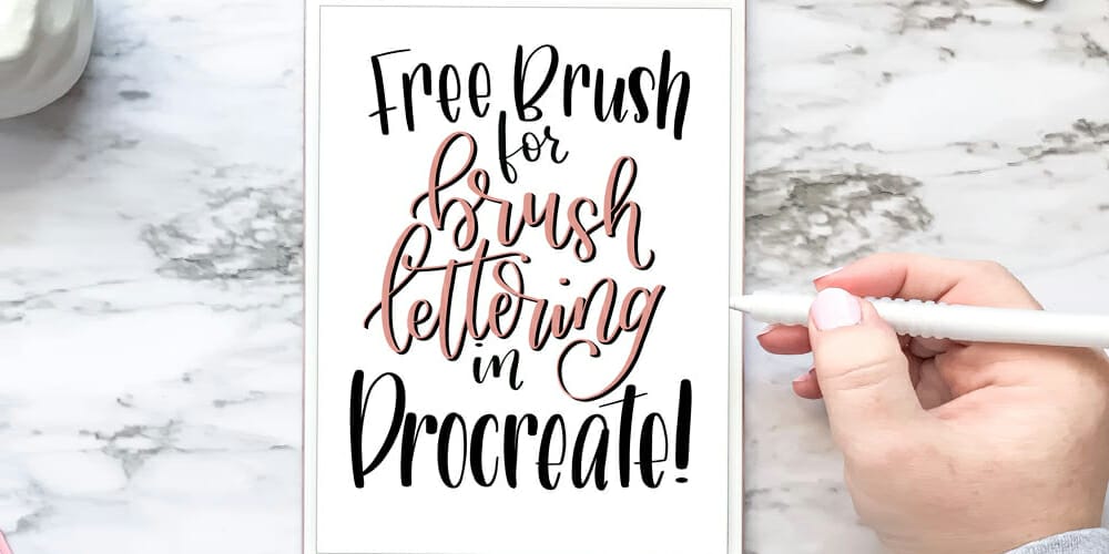 Best Free Procreate Brushes 48 Brush Lettering Procreate Brushes