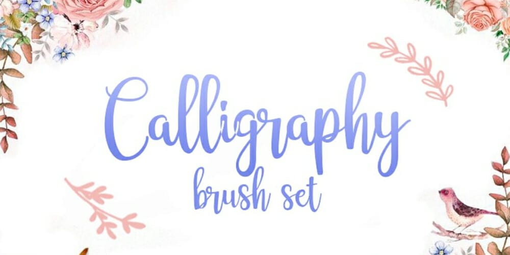 Best Free Procreate Brushes 56 Calligraphy Brush Set