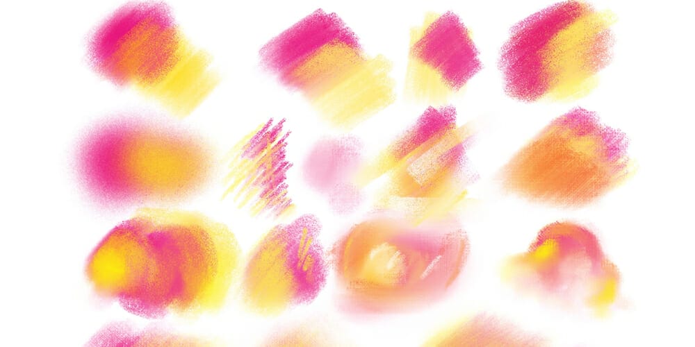 Best Free Procreate Brushes 58 Chalk and Pastel Brushes