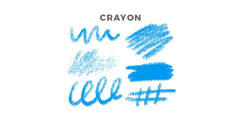 Best Free Procreate Brushes 63 Crayon Brushes