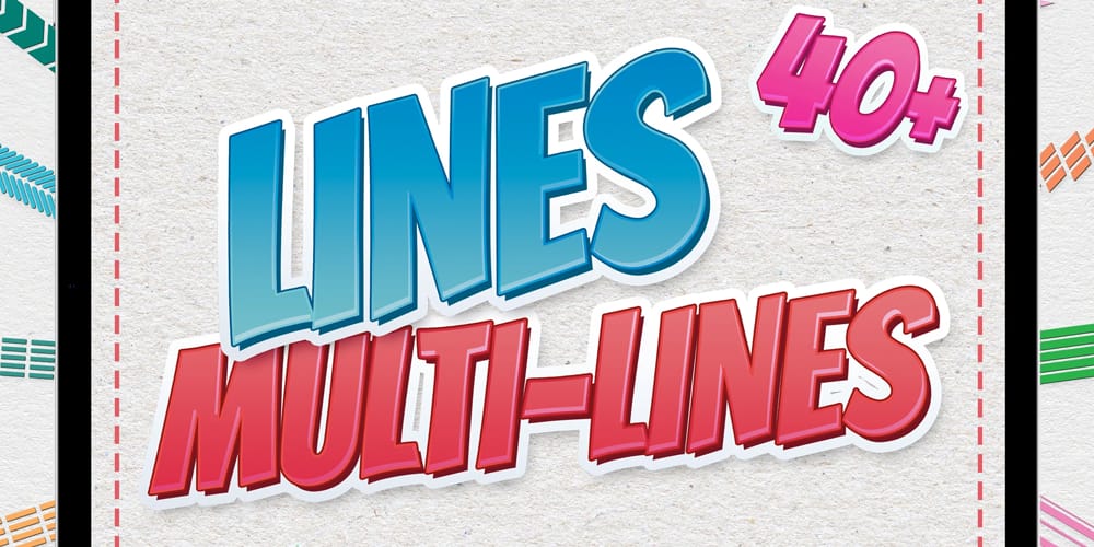 Best Free Procreate Brushes 133 Dashed Lines Brushes for Procreate