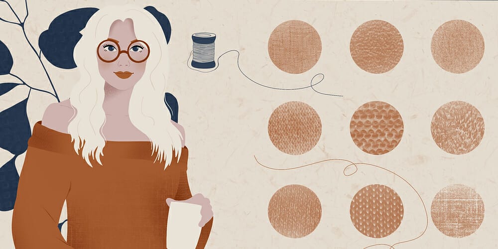 Best Free Procreate Brushes 110 Fabric Texture Brushes