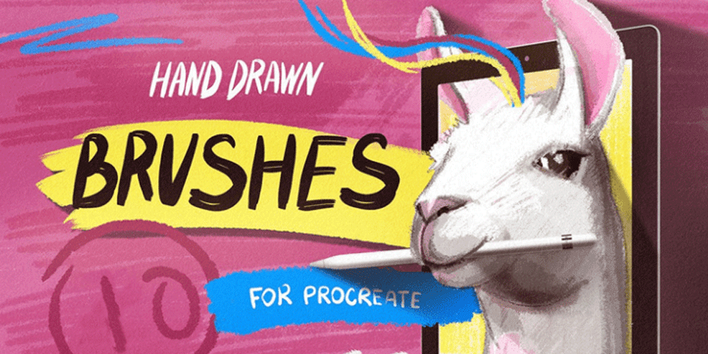 Best Free Procreate Brushes 166 Hand Drawn Brushes for Procreate