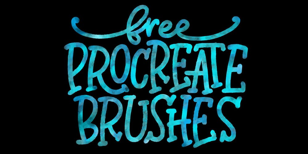 Best Free Procreate Brushes 43 Hand Lettering Brushes