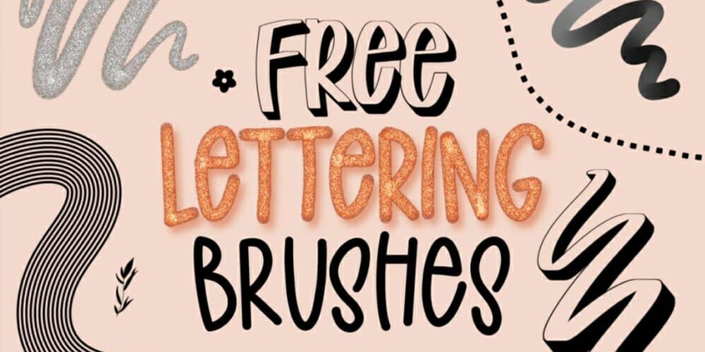Best Free Procreate Brushes 58 Handwriting Brushes and Stamps