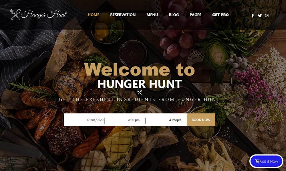 50+ Best Free Restaurant HTML Website Templates of 2025 72 HungerHunt