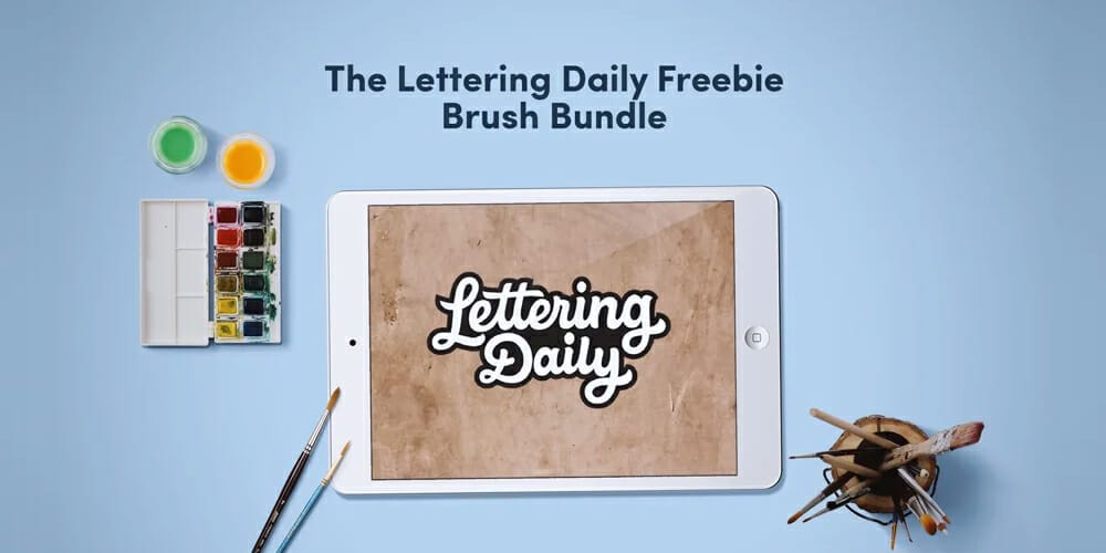 Best Free Procreate Brushes 52 Lettering Daily Brushes