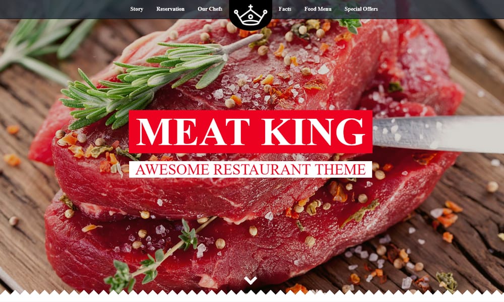 50+ Best Free Restaurant HTML Website Templates of 2025 74 Meatking