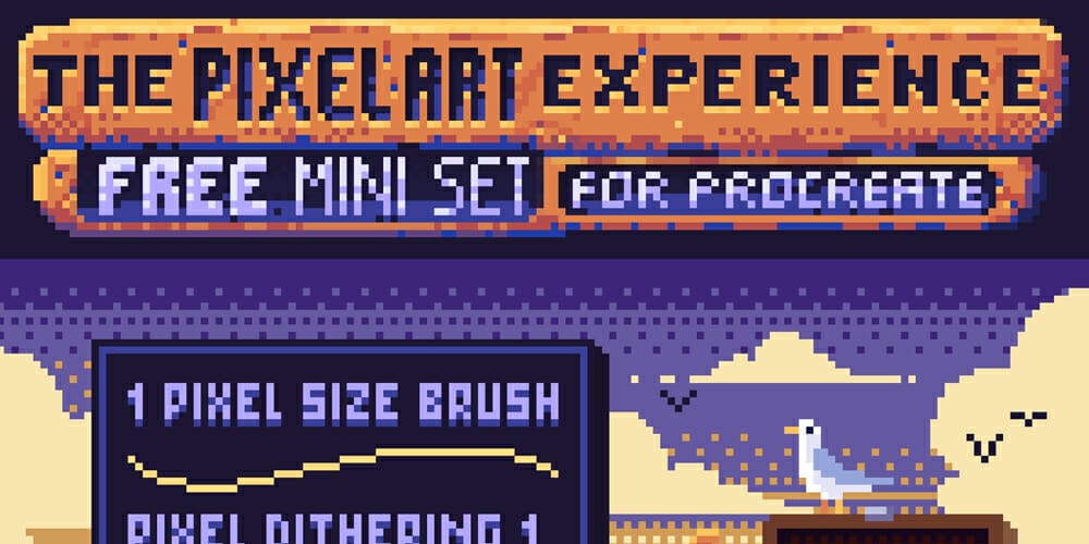 Best Free Procreate Brushes 144 Pixel Art Experience Brush Set