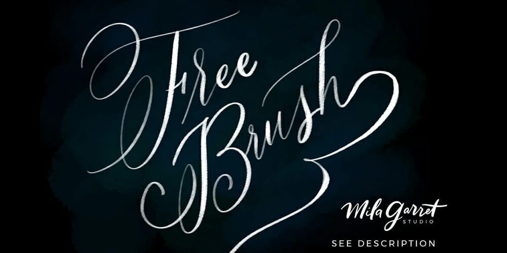 Best Free Procreate Brushes 42 Procreate Brush for Lettering
