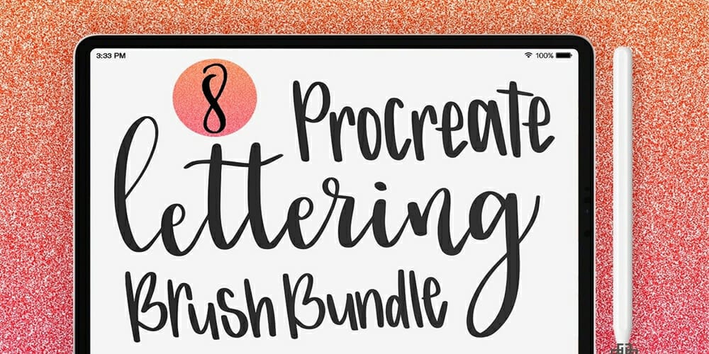 Best Free Procreate Brushes 54 Procreate Lettering Brush