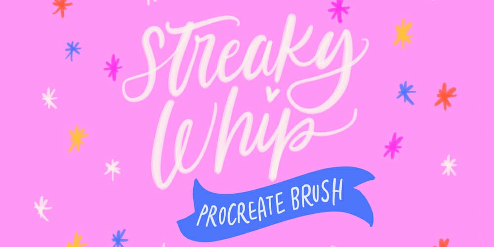 Best Free Procreate Brushes 45 Streaky Whip Procreate Brushes