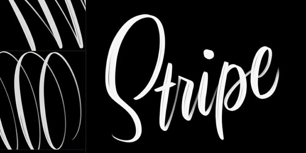 Best Free Procreate Brushes 41 Stripe Brush