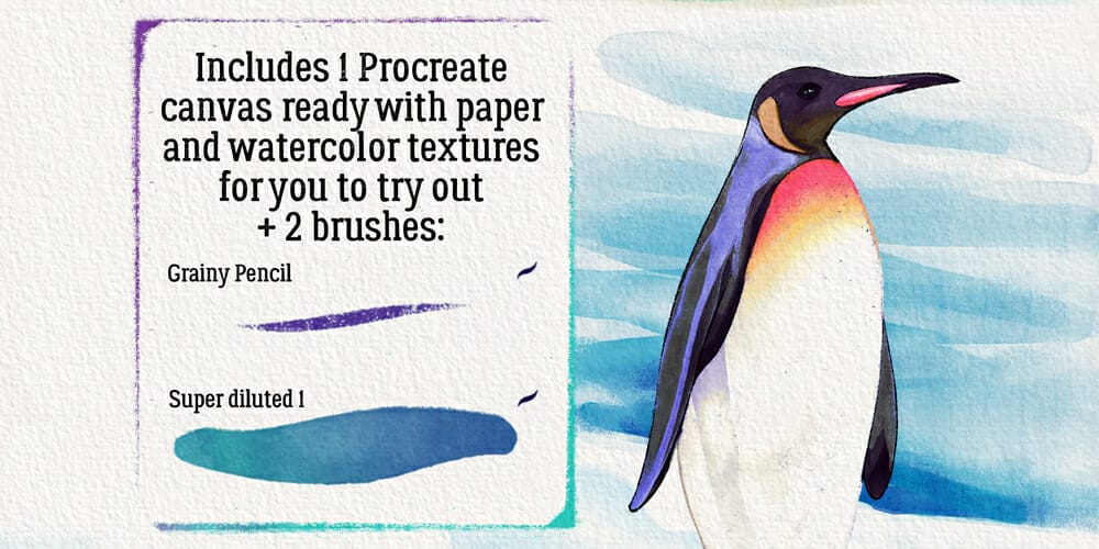 Best Free Procreate Brushes 17 The Watercolor Experience Mini Brush Set for Procreate